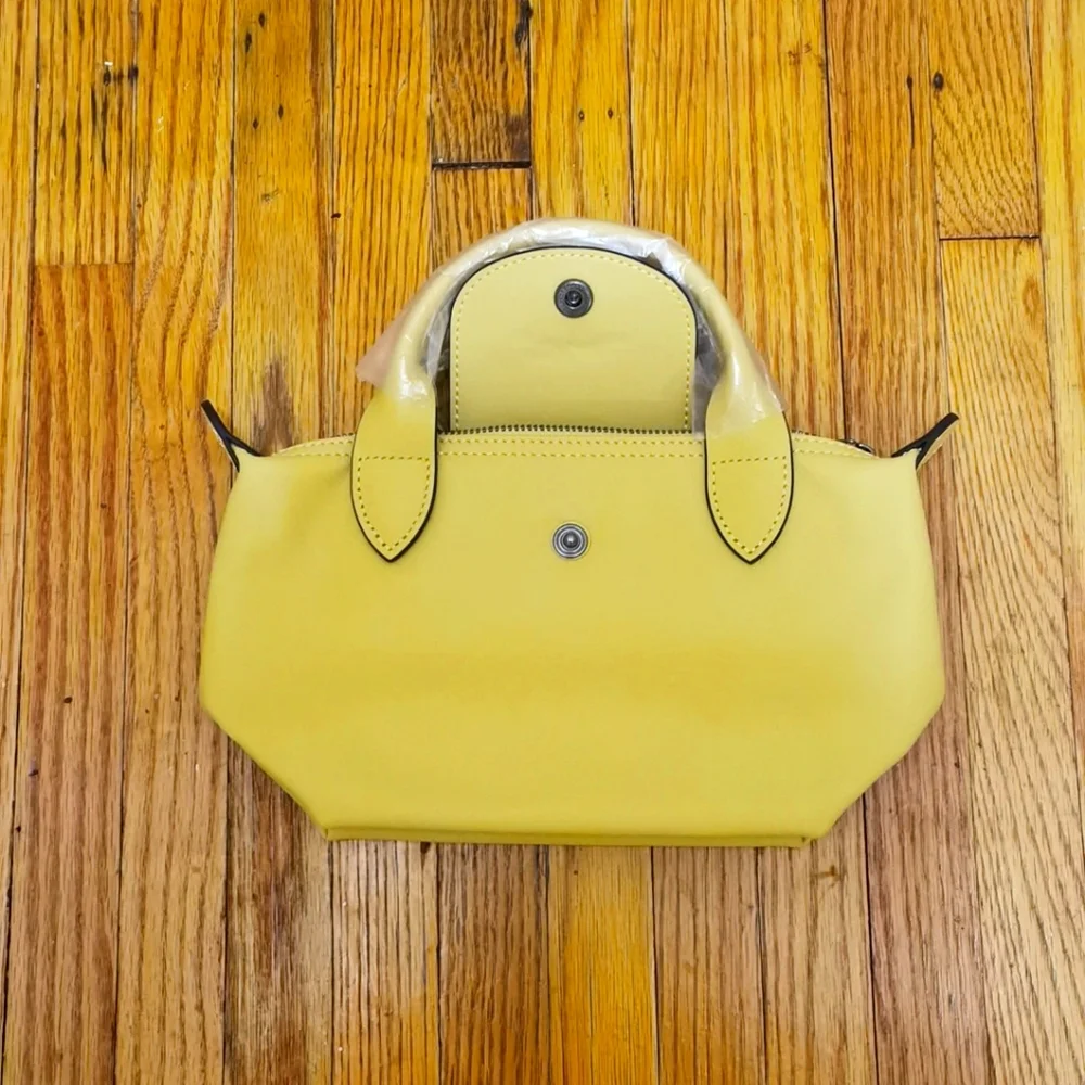 LONGCHAMP Le Pliage Xtra XS Handbag Yellow - Picture 5 of 8